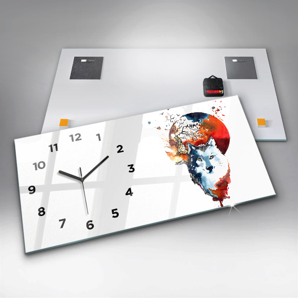 Vízszintes üvegóra Vérfarkas Telihold és Hold