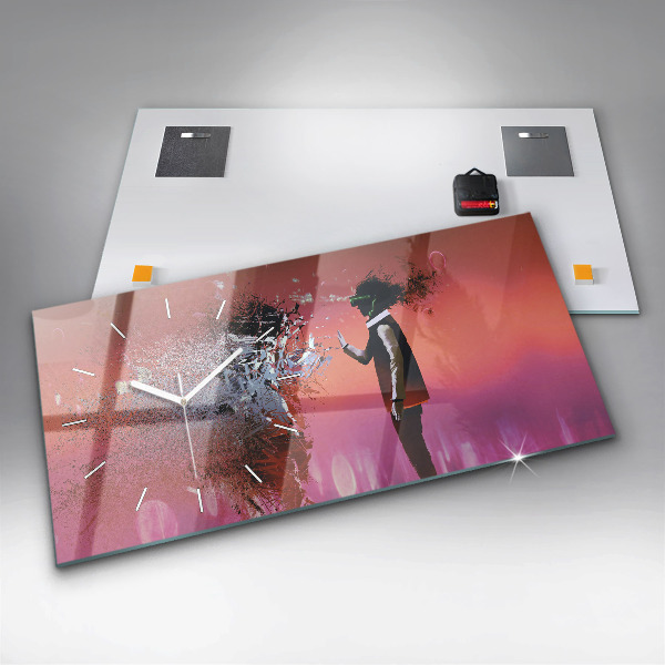 Vízszintes üvegóra Kibertér