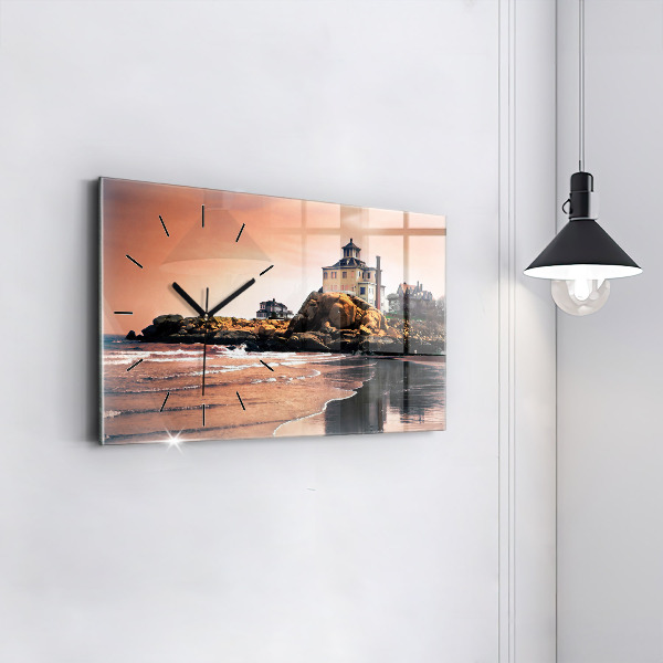 Vízszintes üvegóra Sherman-part