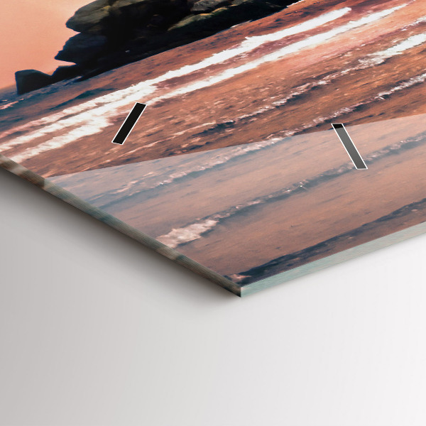 Vízszintes üvegóra Sherman-part