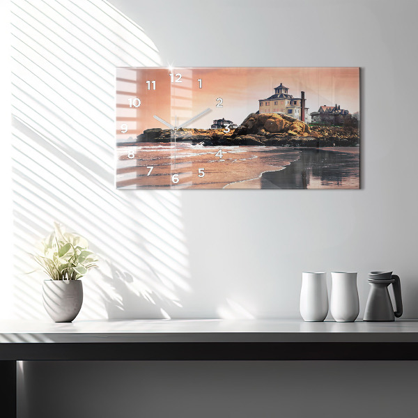 Vízszintes üvegóra Sherman-part