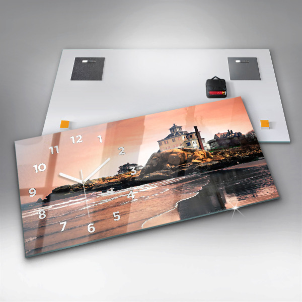 Vízszintes üvegóra Sherman-part