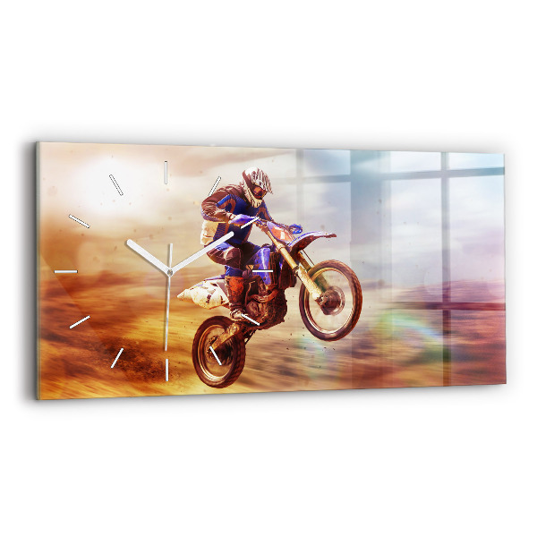 Vízszintes üvegóra Motocross Enduro