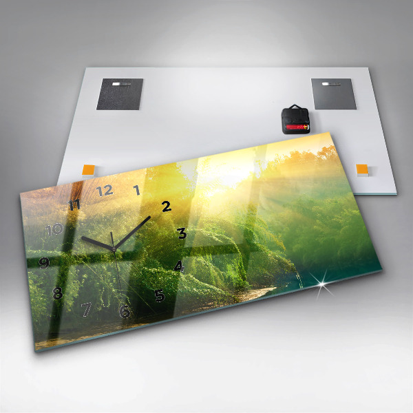 Vízszintes üvegóra Békés természet