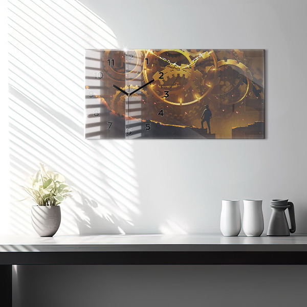 Vízszintes üvegóra Idő – Mechanizmus