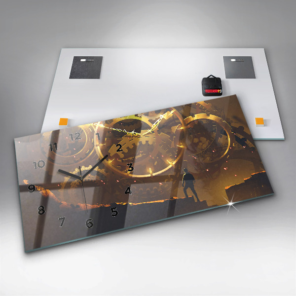 Vízszintes üvegóra Idő – Mechanizmus