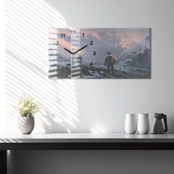 Vízszintes üvegóra Űrhajósok Tejút