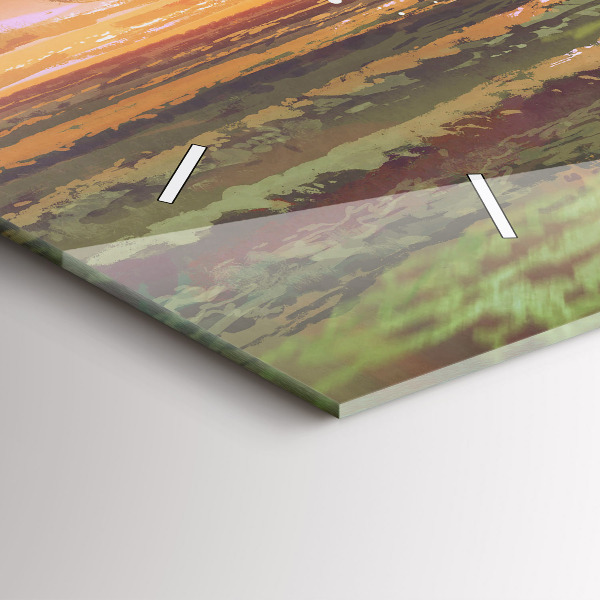 Vízszintes üvegóra Koncert a tengerparton