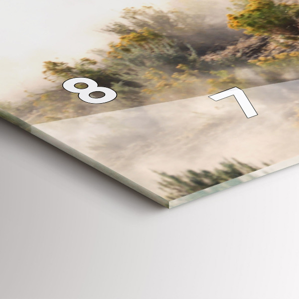 Vízszintes üvegóra Rohanó lovak csordája