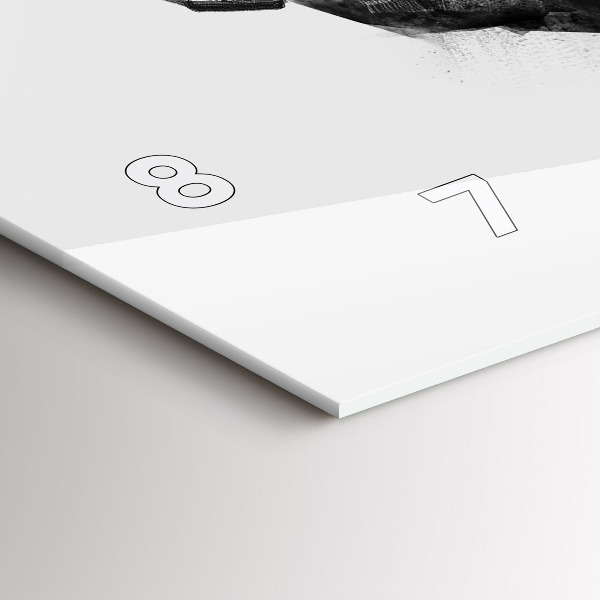 Vízszintes üvegóra Rajzfilm medve