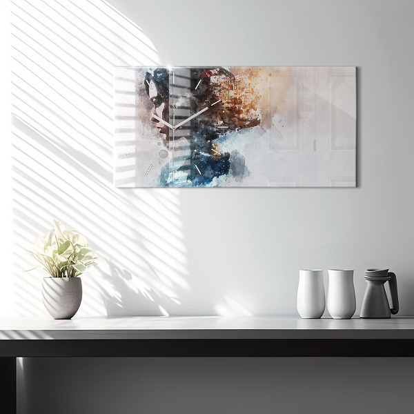 Vízszintes üvegóra A Múlt A Fej hátsó részében