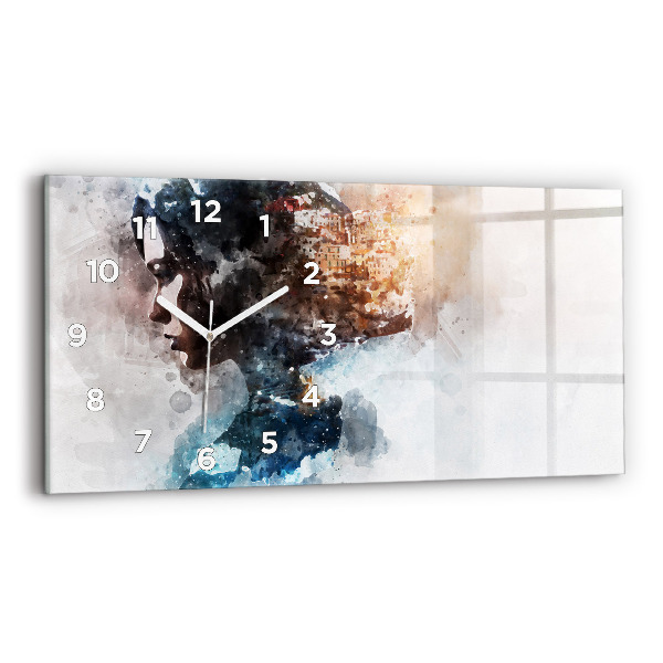 Vízszintes üvegóra A Múlt A Fej hátsó részében