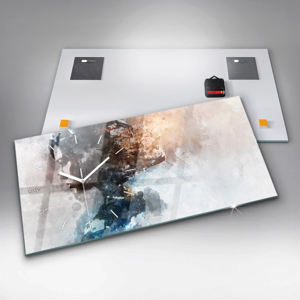 Vízszintes üvegóra A Múlt A Fej hátsó részében