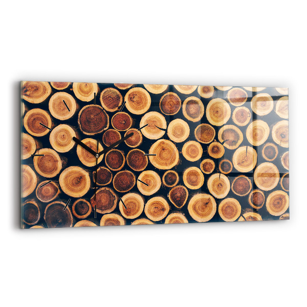 Vízszintes üvegóra Faipari