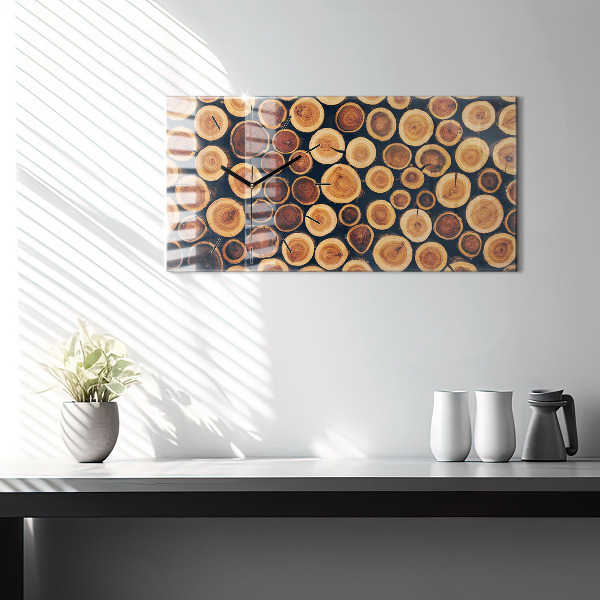 Vízszintes üvegóra Faipari