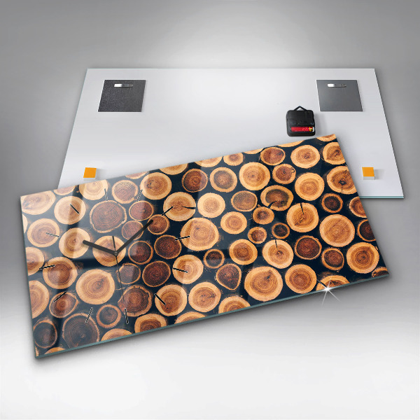 Vízszintes üvegóra Faipari