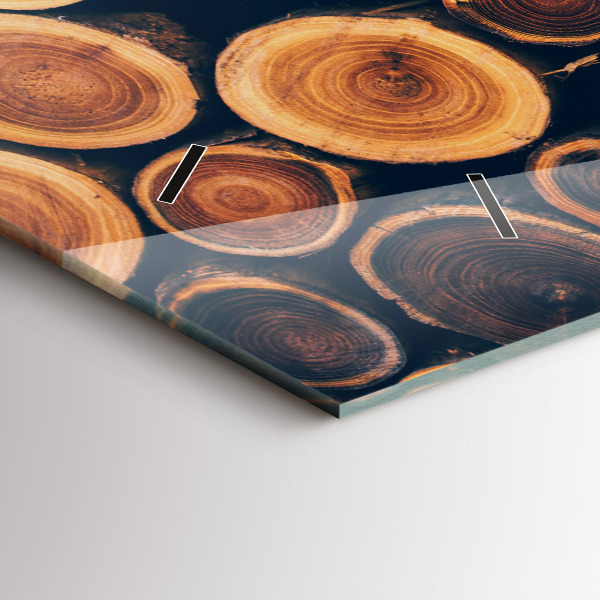 Vízszintes üvegóra Faipari