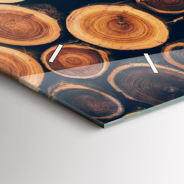 Vízszintes üvegóra Faipari