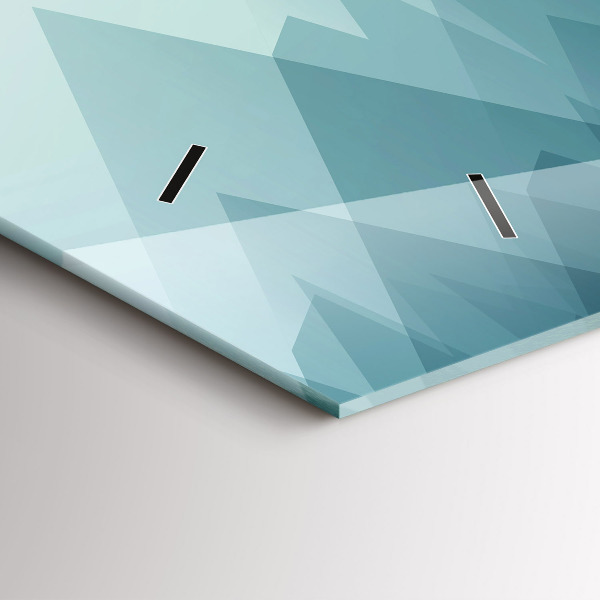 Vízszintes üvegóra Geometriai figurák