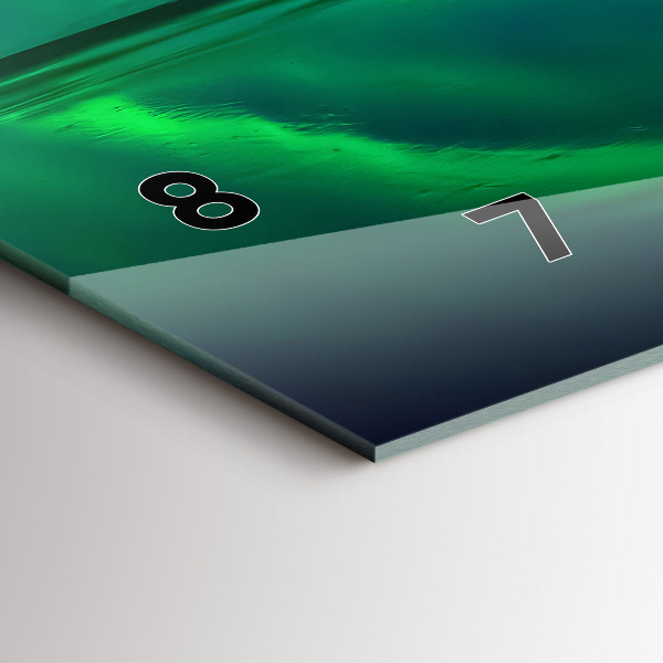 Vízszintes üvegóra Északi fény