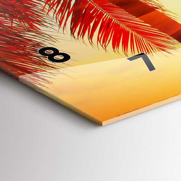 Vízszintes üvegóra Nyaralás Pihenés Nyár