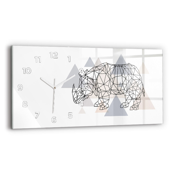 Vízszintes üvegóra Geometrikus minta