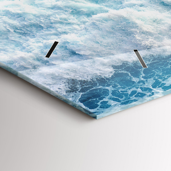 Vízszintes üvegóra Óceán hullámai