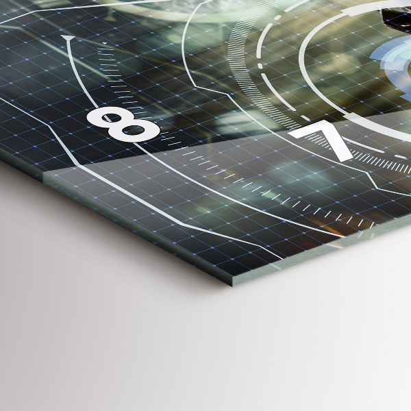 Vízszintes üvegóra Katona fegyverrel