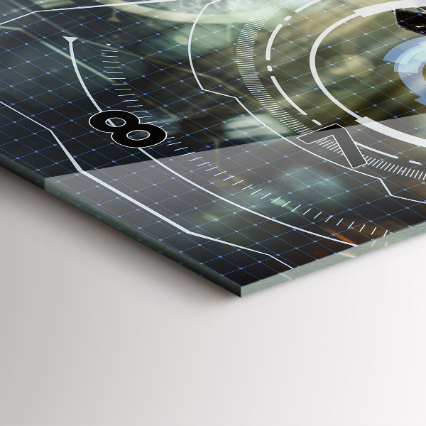 Vízszintes üvegóra Katona fegyverrel