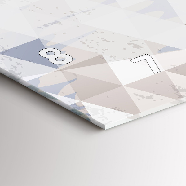 Vízszintes üvegóra Geometriai minta