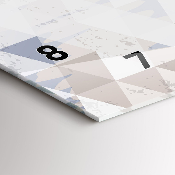 Vízszintes üvegóra Geometriai minta