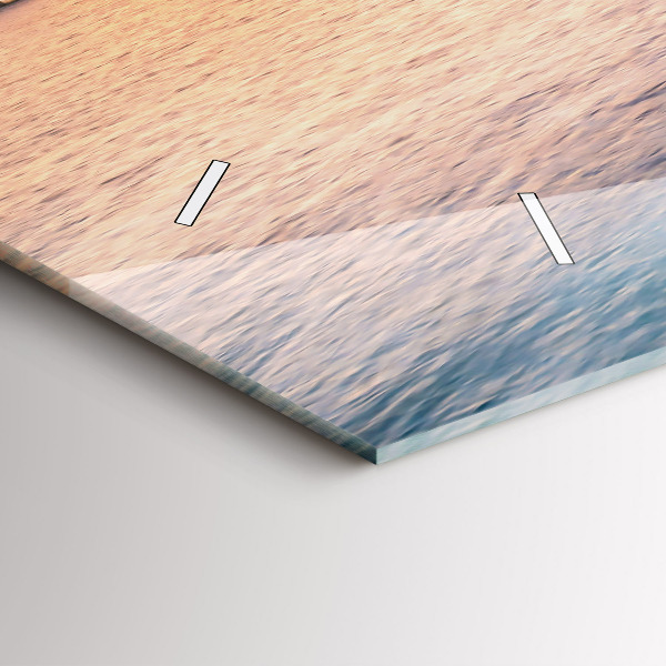 Vízszintes üvegóra Naplemente Maldív-szigetek