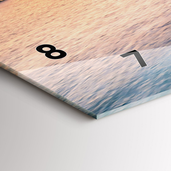 Vízszintes üvegóra Naplemente Maldív-szigetek