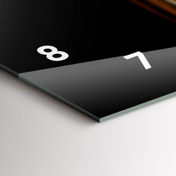 Vízszintes üvegóra Tigris - vad megjelenés