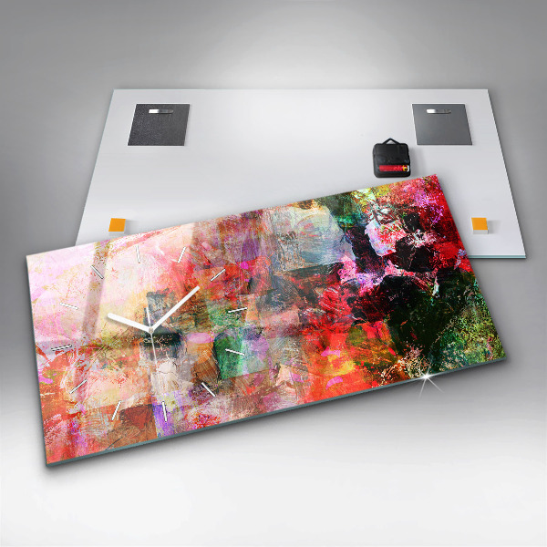 Vízszintes üvegóra Absztrakt kompozíció