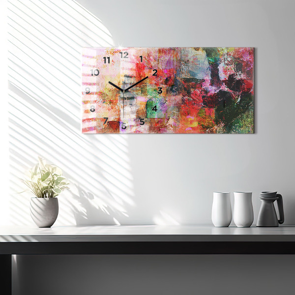 Vízszintes üvegóra Absztrakt kompozíció