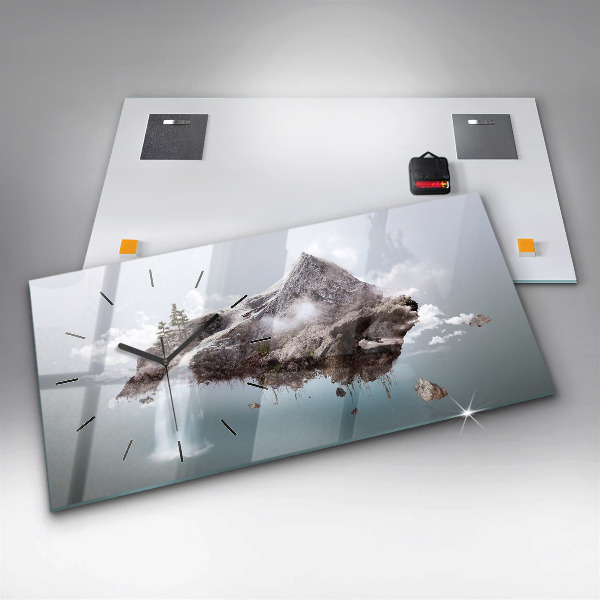 Vízszintes üvegóra Repülő Sziget Vízesés