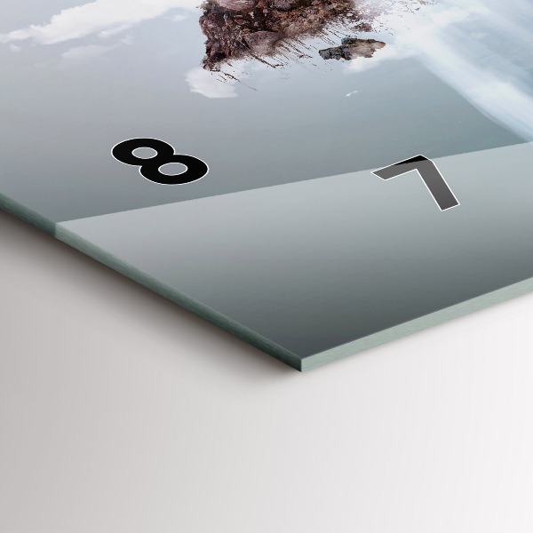 Vízszintes üvegóra Repülő Sziget Vízesés