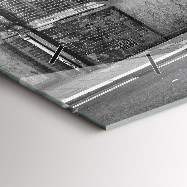 Vízszintes üvegóra Piros emeletes busz