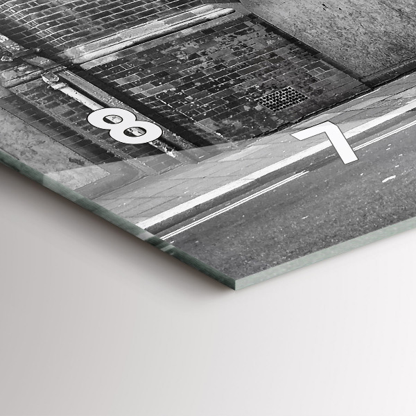 Vízszintes üvegóra Piros emeletes busz