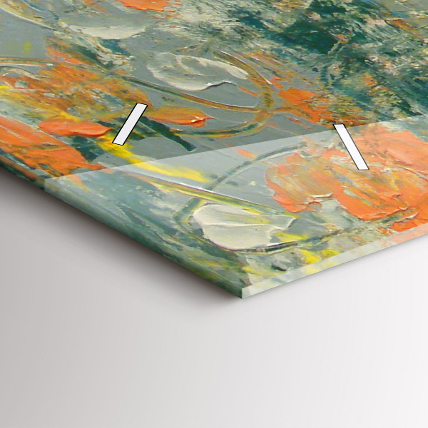 Vízszintes üvegóra Festett elefánttartás