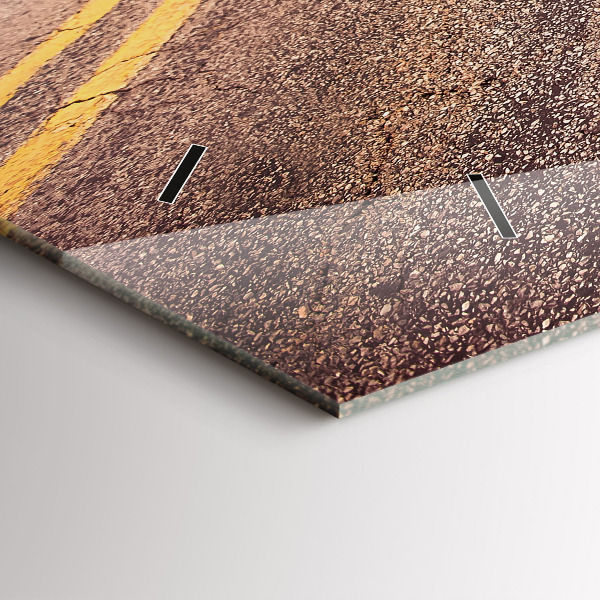 Vízszintes üvegóra Route 66 USA