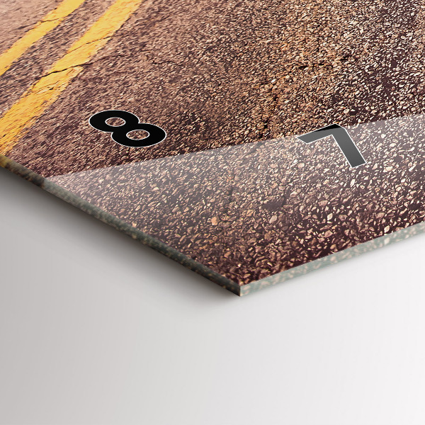 Vízszintes üvegóra Route 66 USA