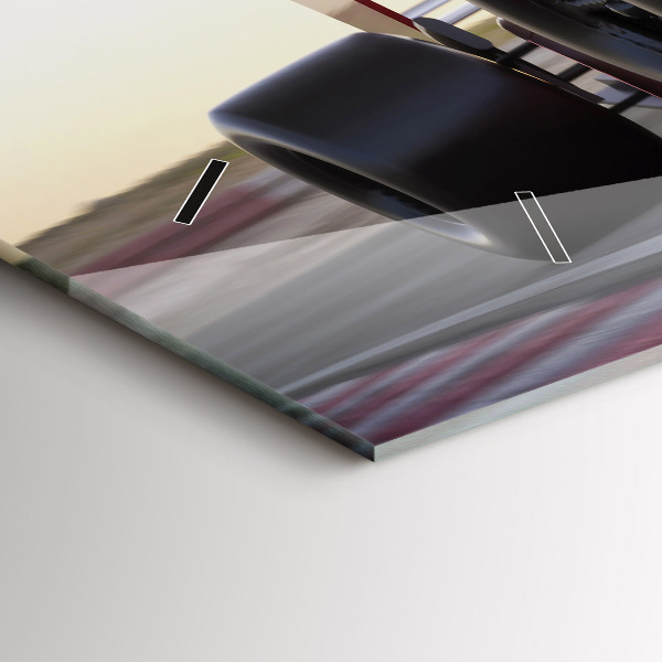 Vízszintes üvegóra Sport versenyautó