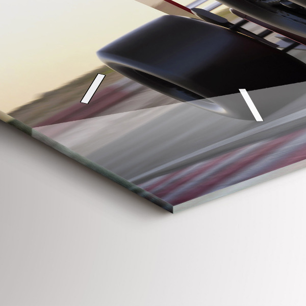 Vízszintes üvegóra Sport versenyautó