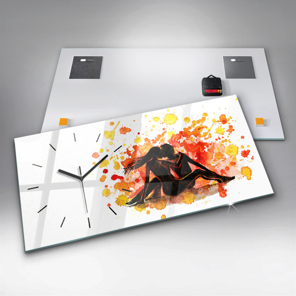 Vízszintes üvegóra Szerelem és egy szerelmes pár