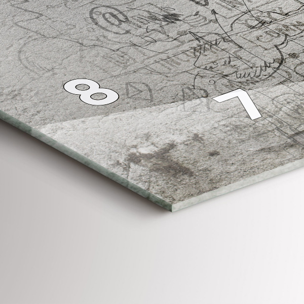 Vízszintes üvegóra Vázlat a városról