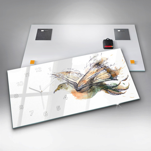 Vízszintes üvegóra Madárkönyv