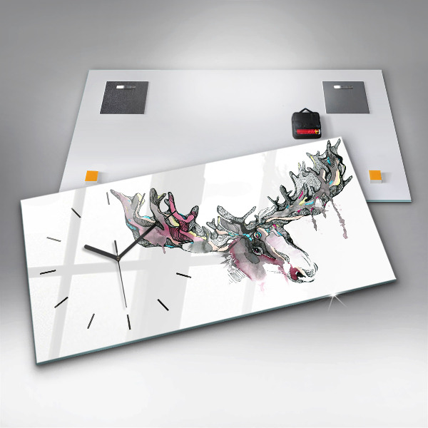 Vízszintes üvegóra Moose elvont