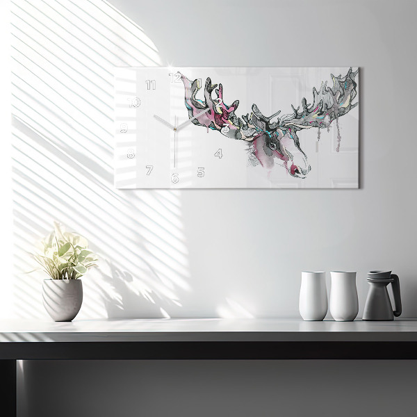 Vízszintes üvegóra Moose elvont